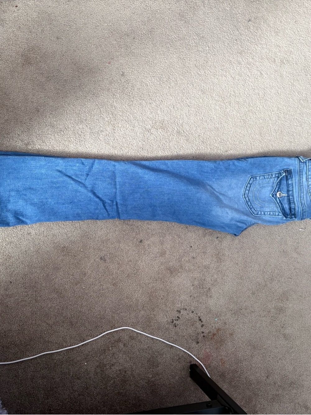 True Religion Women's Light Blue Bootcut Jeans